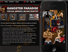 Tablet Screenshot of gangsterparadiseapp.com